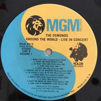 2LP The Osmonds: Around The World - Live In Concert