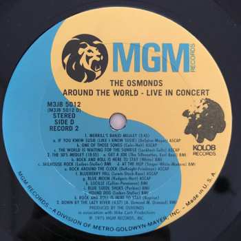 2LP The Osmonds: Around The World - Live In Concert