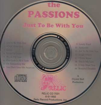 CD The Passions: Just To Be With You