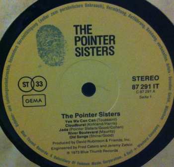LP Pointer Sisters: The Pointer Sisters