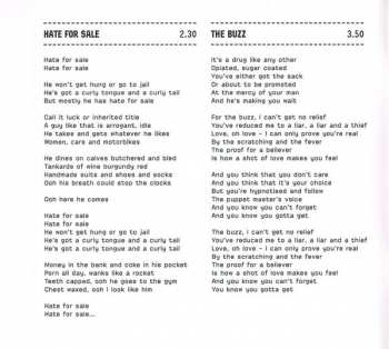 CD The Pretenders: Hate For Sale