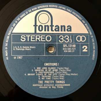 LP The Pretty Things: Emotions