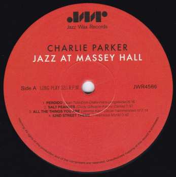 LP The Quintet: Jazz At Massey Hall LTD