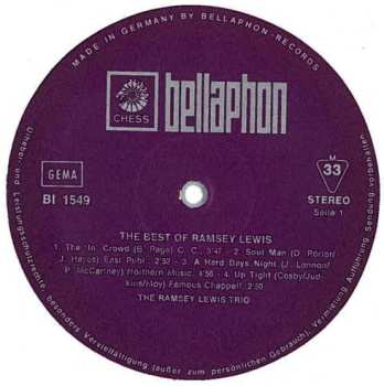 LP The Ramsey Lewis Trio: The Best Of Ramsey Lewis