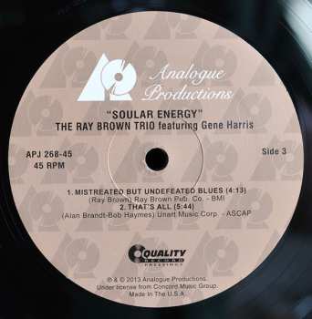2LP Gene Harris: Soular Energy