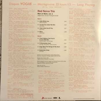 LP The Red Norvo Trio: Men At Work Vol.1 CLR