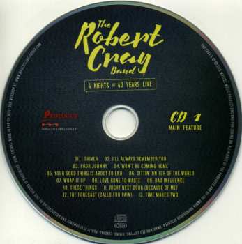 2CD/Blu-ray The Robert Cray Band: 4 Nights Of 40 Years Live