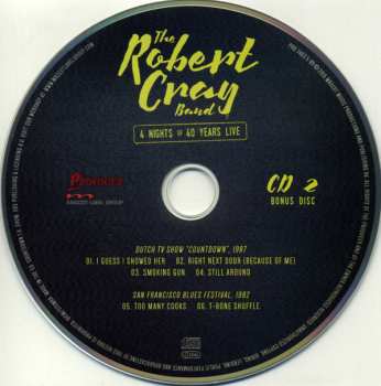 2CD/Blu-ray The Robert Cray Band: 4 Nights Of 40 Years Live