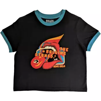 Frauen Crop Top Some Girls Lick