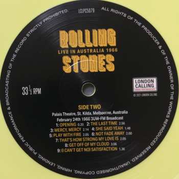 LP The Rolling Stones: Live In Australia 1966 LTD | NUM | CLR