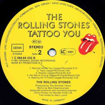 LP The Rolling Stones: Tattoo You