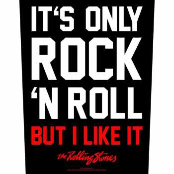 Merch The Rolling Stones: Rückenaufnäher It's Only Rock N' Roll
