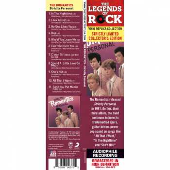 CD The Romantics: Strictly Personal LTD