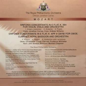 CD Wolfgang Amadeus Mozart: Sinfonia Concertante In E Flat, K. 364, Sinfonia Concertante In E Flat, K. App. 9 (297b)