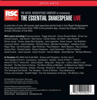 4CD/Box Set Royal Shakespeare Company: The Essential Shakespeare Live