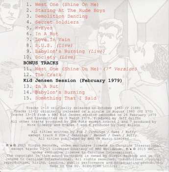 4CD/Box Set The Ruts: The Virgin Years