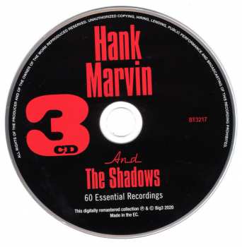 3CD The Shadows: 60 Essential Recordings