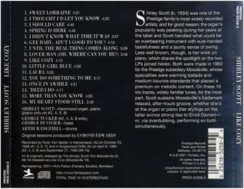 CD Shirley Scott: Like Cozy