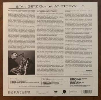 LP Stan Getz Quintet: Jazz At Storyville