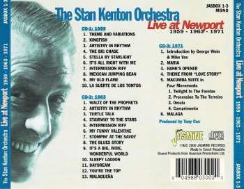 3CD Stan Kenton And His Orchestra: Live At Newport 1959 - 1963 - 1971