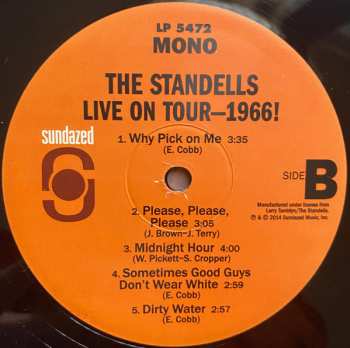 LP The Standells: Live On Tour - 1966