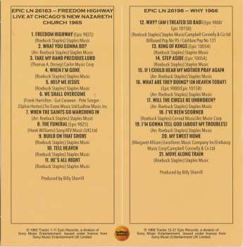 3CD/Box Set The Staple Singers: For What It's Worth (The Complete Epic Recordings 1964-1968)