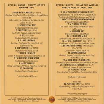 3CD/Box Set The Staple Singers: For What It's Worth (The Complete Epic Recordings 1964-1968)