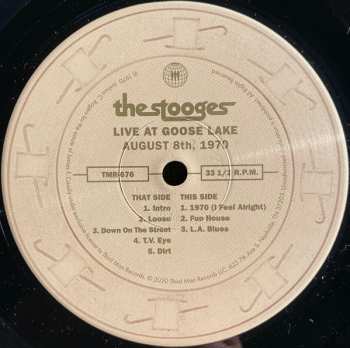 LP The Stooges: Live At Goose Lake August 8th, 1970