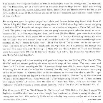 CD The Stylistics: The Best Of The Stylistics