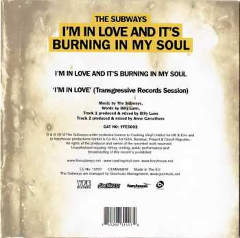 SP The Subways: I'm In Love And It's Burning In My Soul