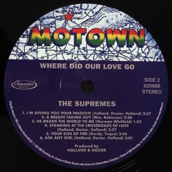 LP The Supremes: Where Did Our Love Go LTD