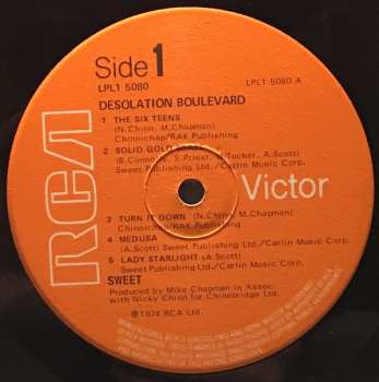 LP The Sweet: Desolation Boulevard