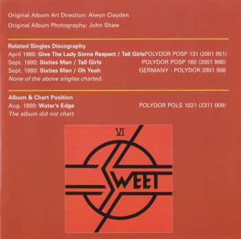 CD The Sweet: Waters Edge