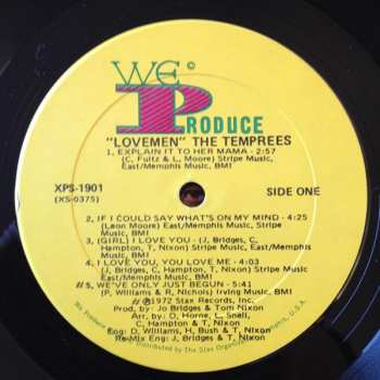LP The Temprees: Lovemen
