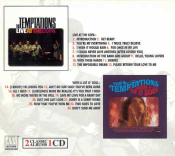 CD The Temptations: Live At The Copa & With A Lot O' Soul