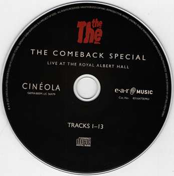 2CD The The: The Comeback Special (Live At The Royal Albert Hall) LTD