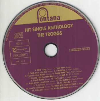 CD The Troggs: Hit Single Anthology