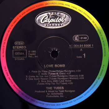 LP The Tubes: Love Bomb