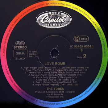 LP The Tubes: Love Bomb