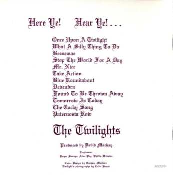 CD The Twilights: Once Upon A Twilight...