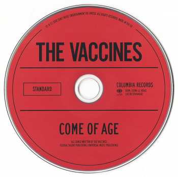 CD The Vaccines: Come Of Age