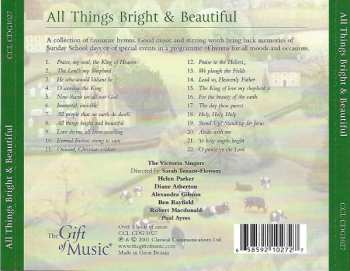 CD The Victoria Singers: All Things Bright & Beautiful - A Collection Of Favourite Hymns