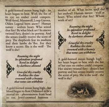 CD The Vision Bleak: The Wolves Go Hunt Their Prey