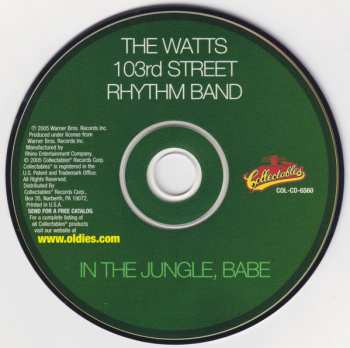 CD Charles Wright & The Watts 103rd St Rhythm Band: In The Jungle, Babe