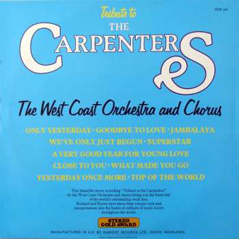 LP The West Coast Orchestra And Chorus: Tribute To The Carpenters