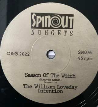 SP The William Loveday Intention: Season Of The Witch c/w In Full Eclipse LTD | NUM