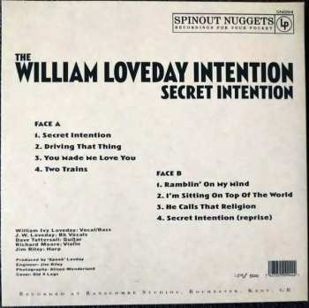LP The William Loveday Intention: Secret Intention LTD | NUM