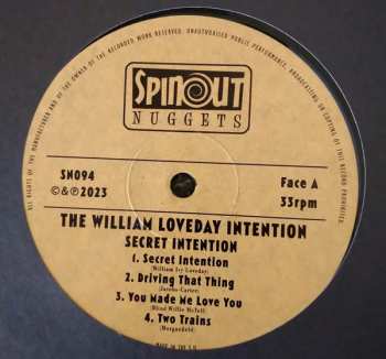 LP The William Loveday Intention: Secret Intention LTD | NUM
