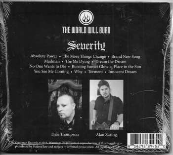 CD The World Will Burn: Severity