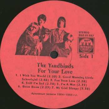 LP The Yardbirds: For Your Love